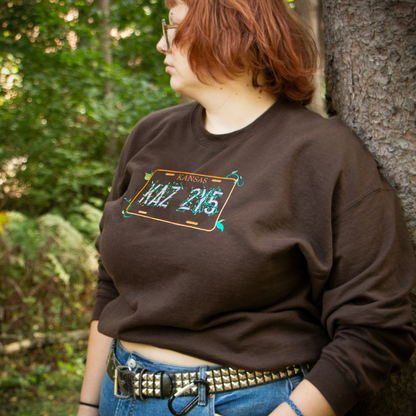 The Hunters’ Embroidered License Plate Sweatshirt