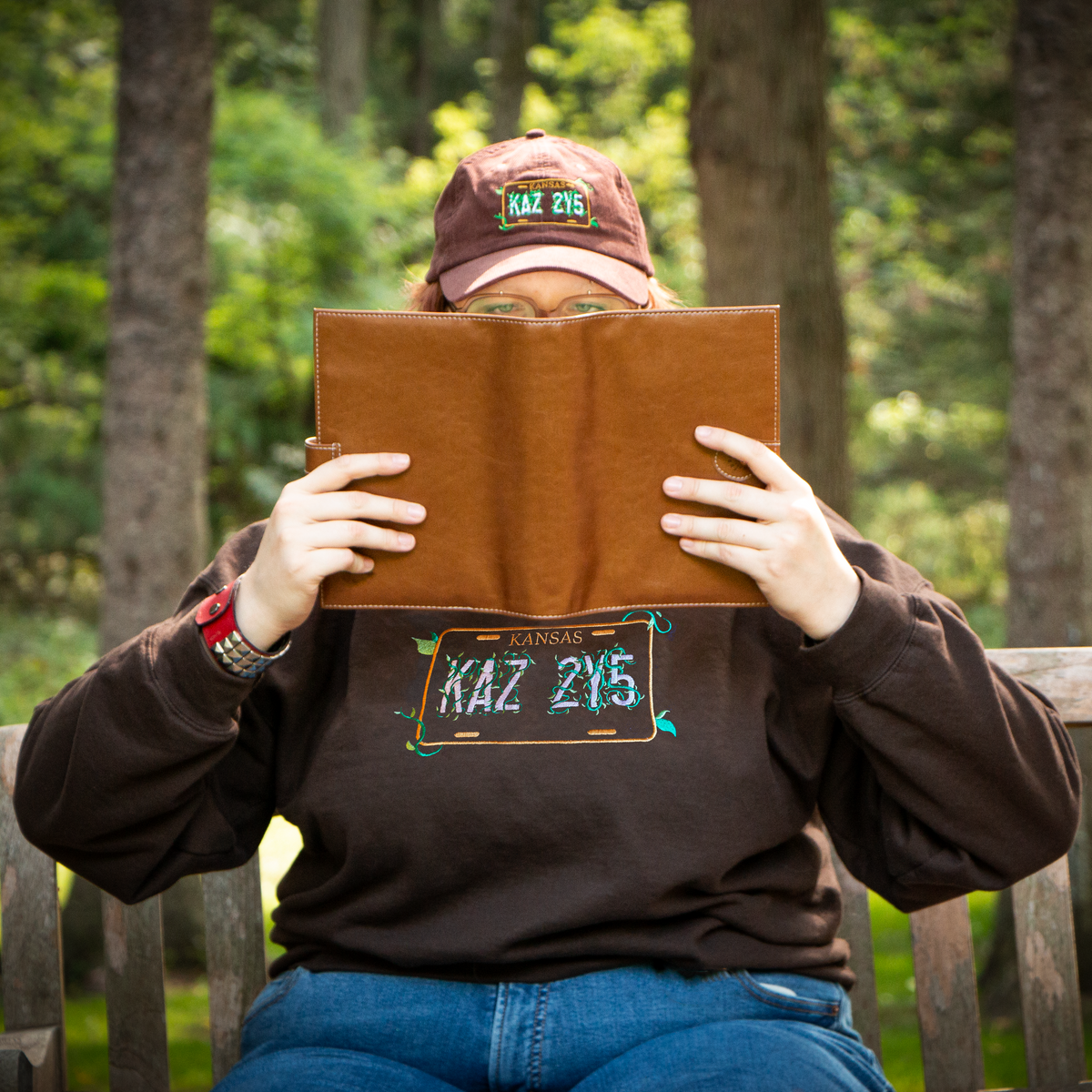 The Hunters’ Embroidered License Plate Sweatshirt