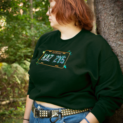 The Hunters’ Embroidered License Plate Sweatshirt